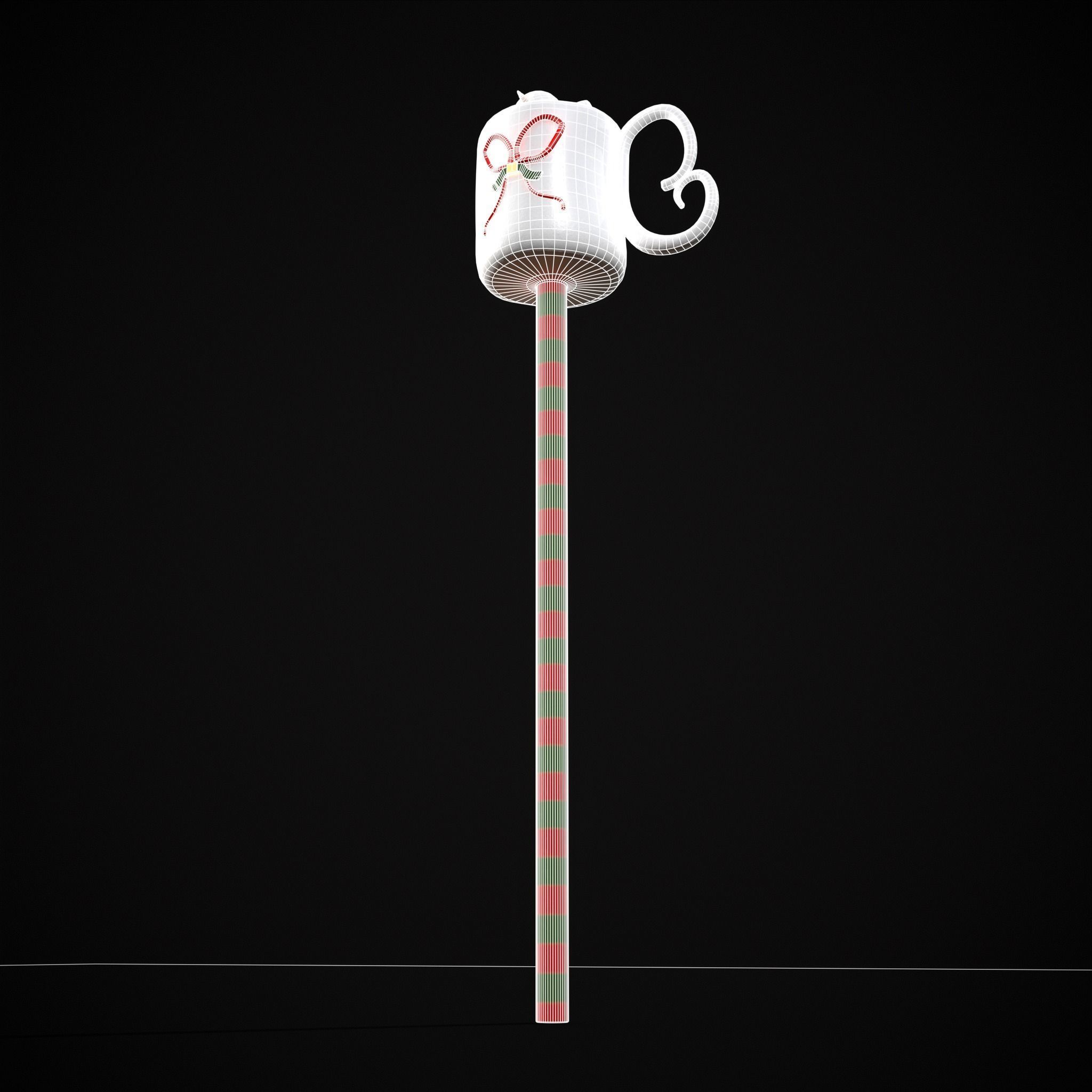 Hot Cocoa Cake Pop Low-poly 3D model_12