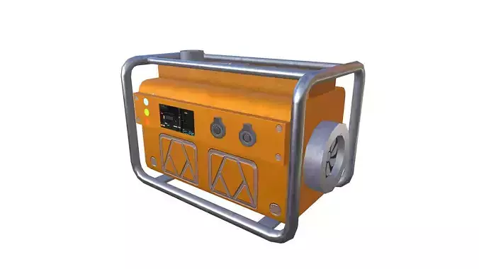 Generator 01 Low-poly 3D model