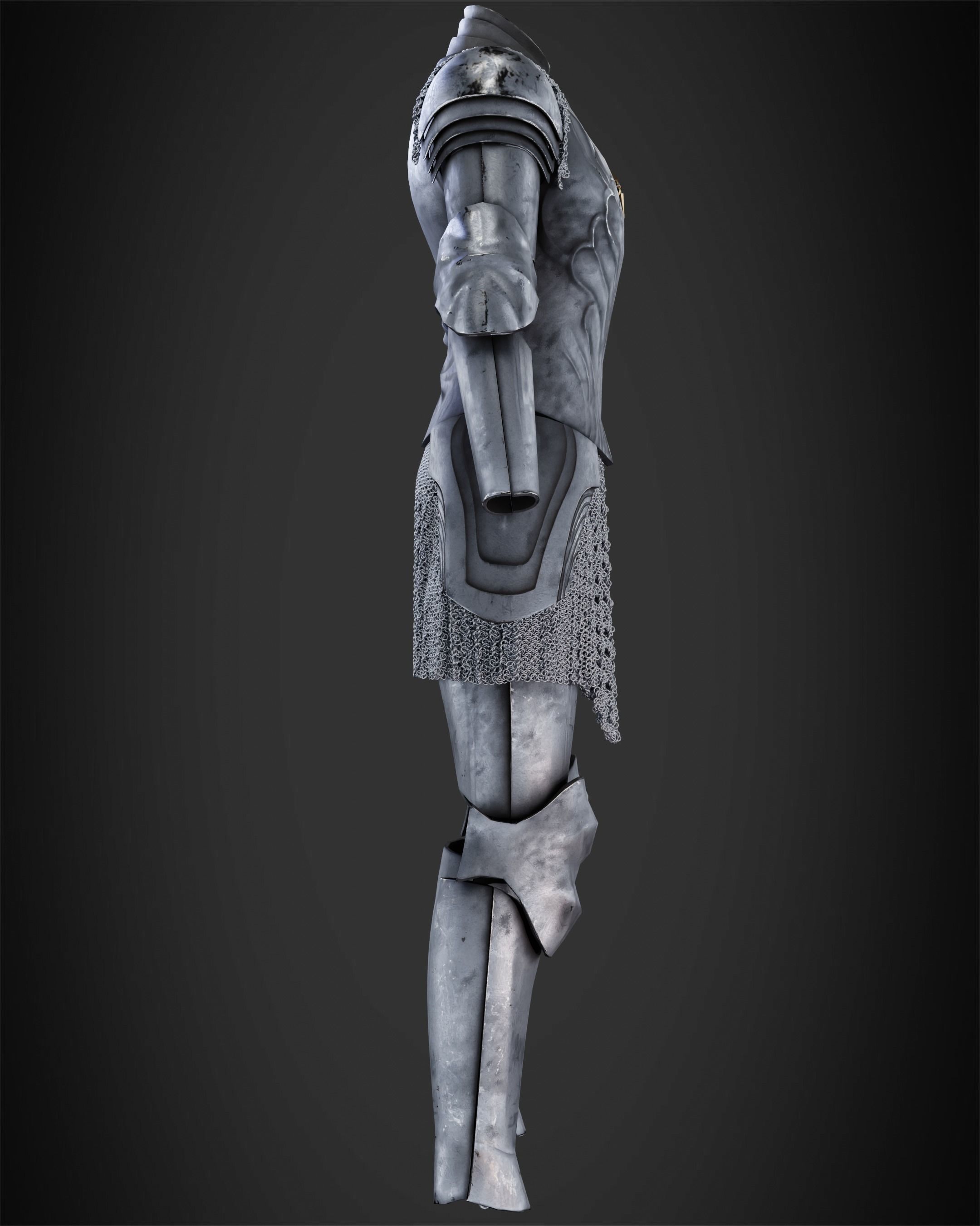 LOTR Galadriel Numenor Armor for Cosplay 3D print model_8