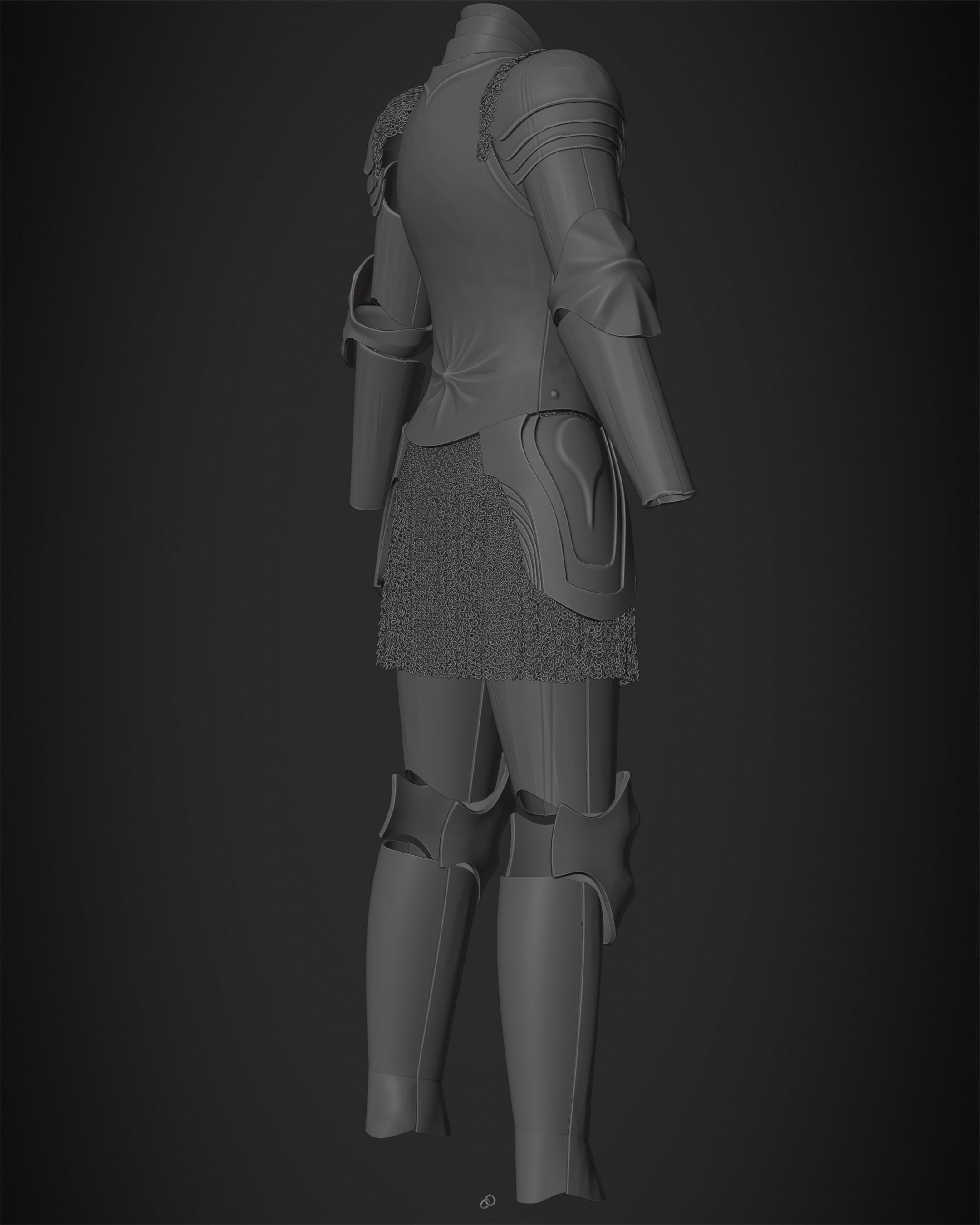 LOTR Galadriel Numenor Armor for Cosplay 3D print model_14