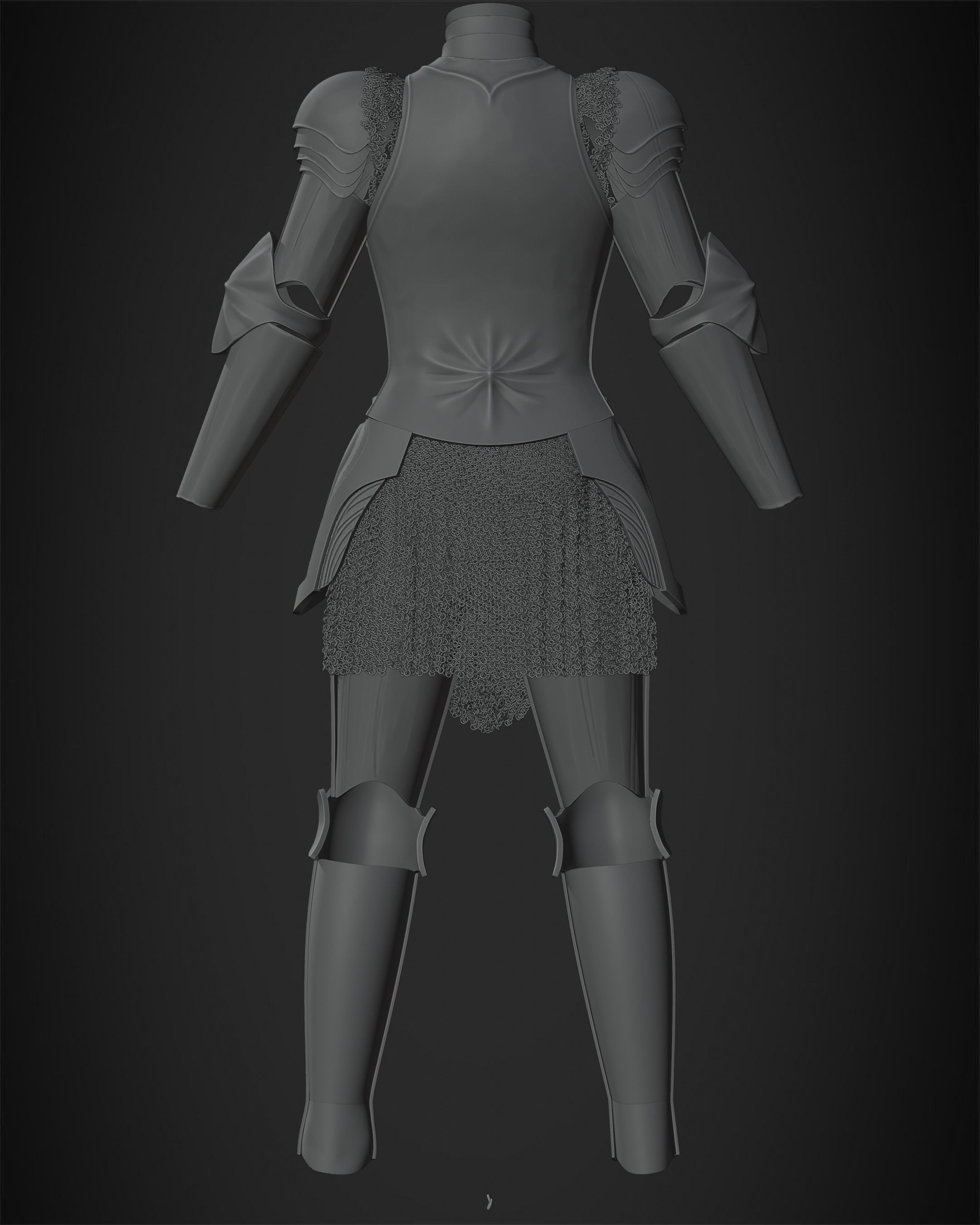 LOTR Galadriel Numenor Armor for Cosplay 3D print model_12