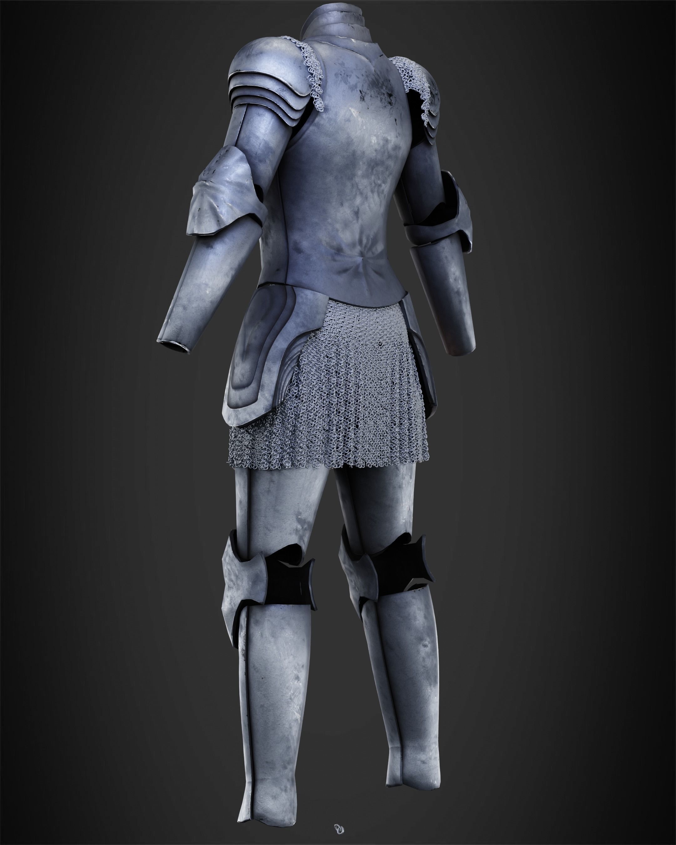 LOTR Galadriel Numenor Armor for Cosplay 3D print model_5