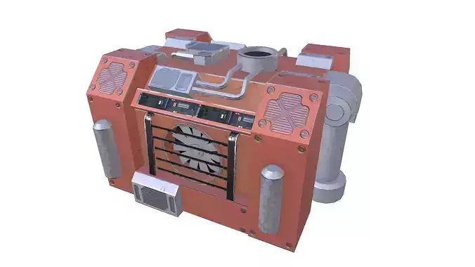 Generator 03 Low-poly 3D model