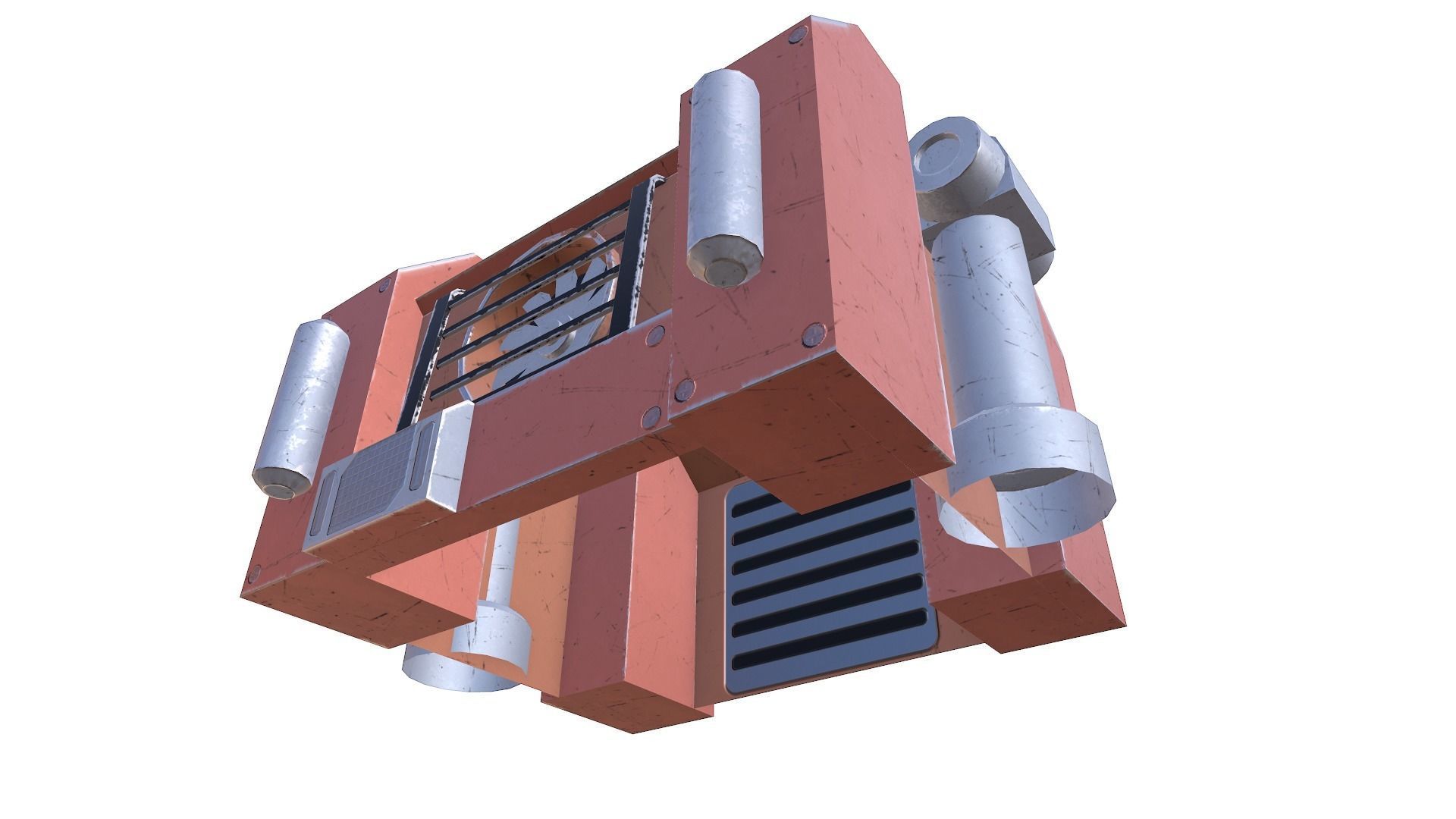 Generator 03 Low-poly 3D model_8