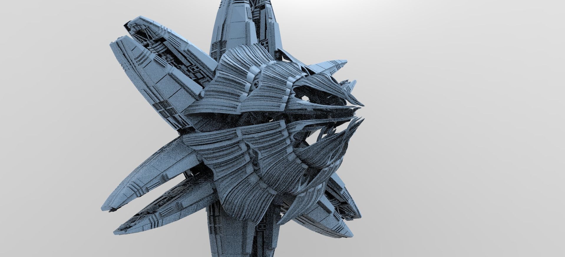 Star Ship pulse generator  3D model_2