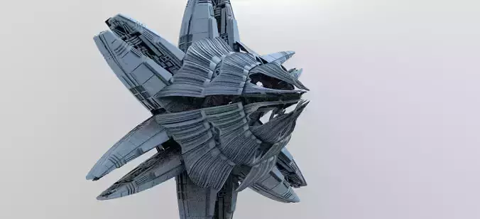Star Ship pulse generator  3D model