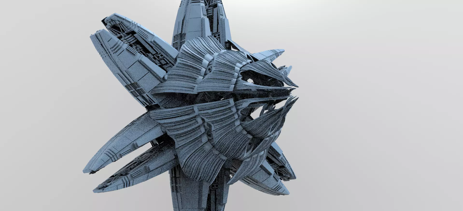 Star Ship pulse generator  3D model_0