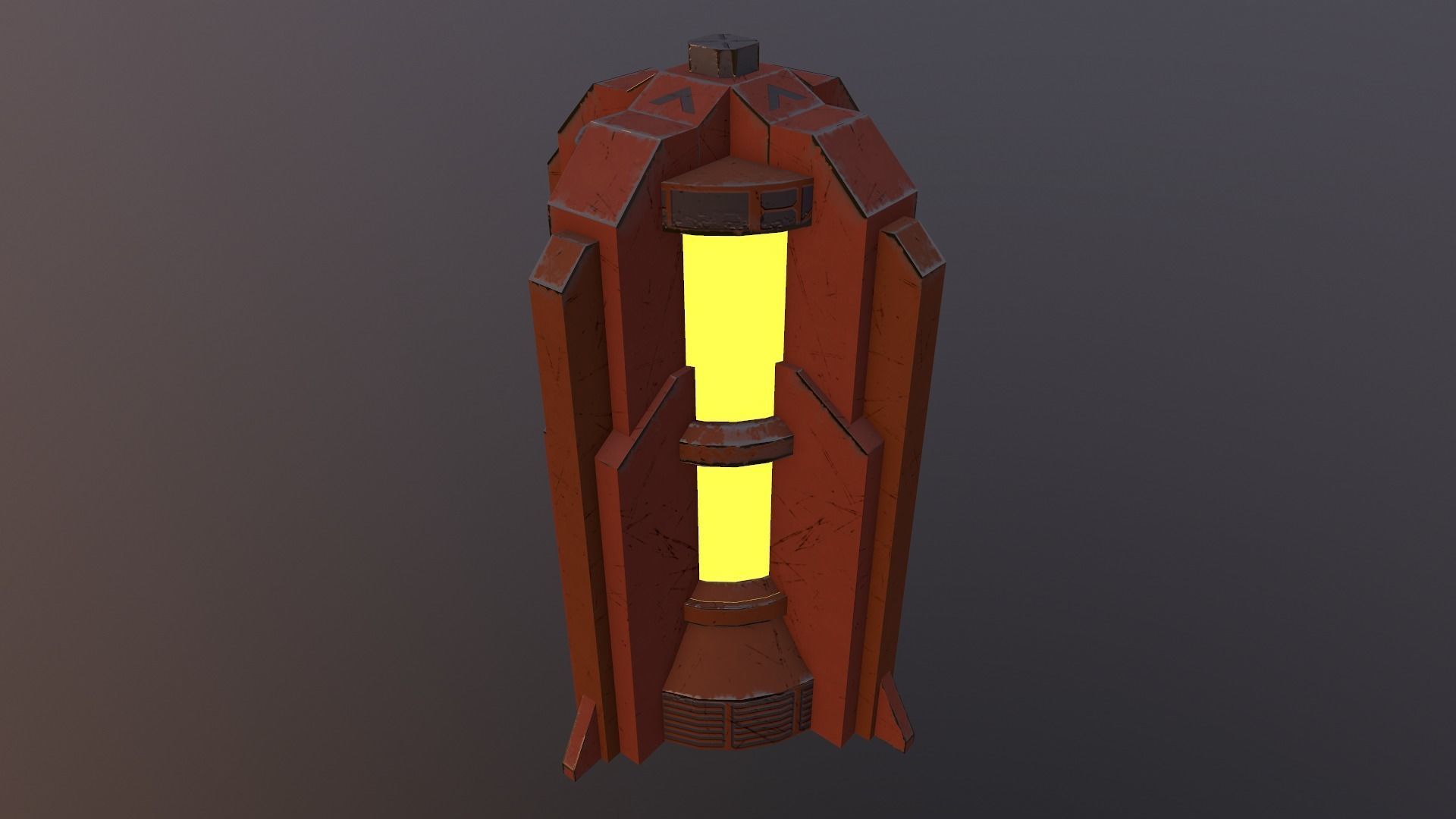 Generator 04 Low-poly 3D model_17