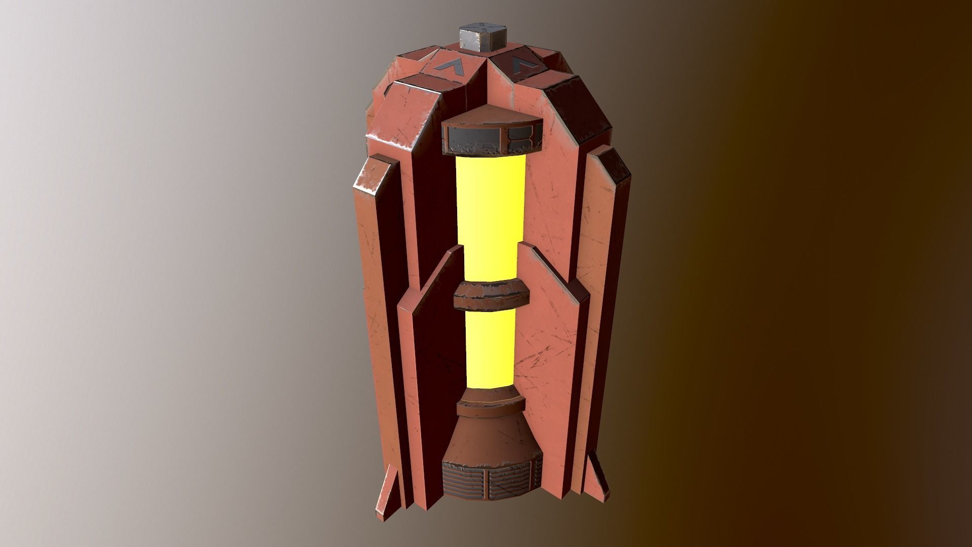Generator 04 Low-poly 3D model_9