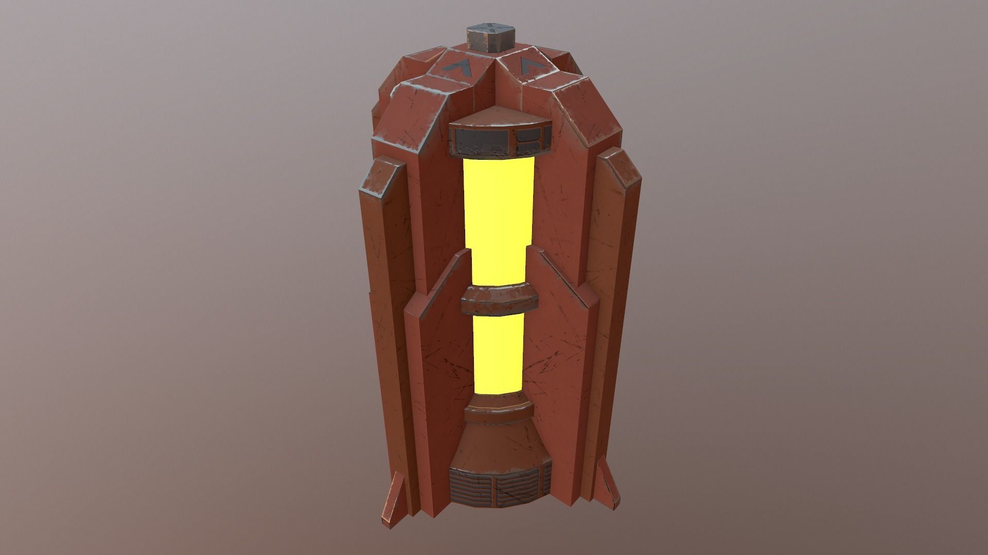 Generator 04 Low-poly 3D model_8