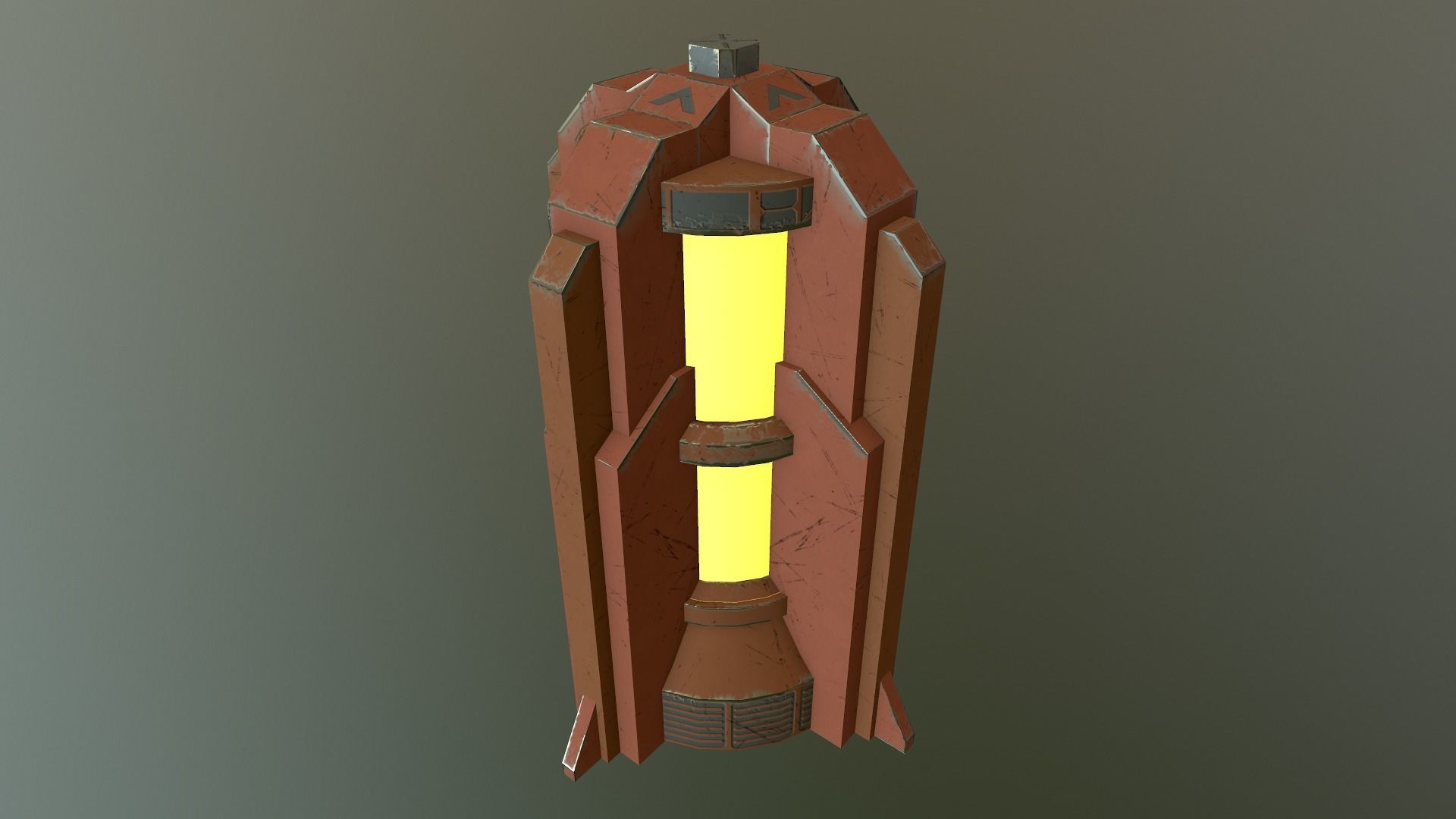 Generator 04 Low-poly 3D model_13