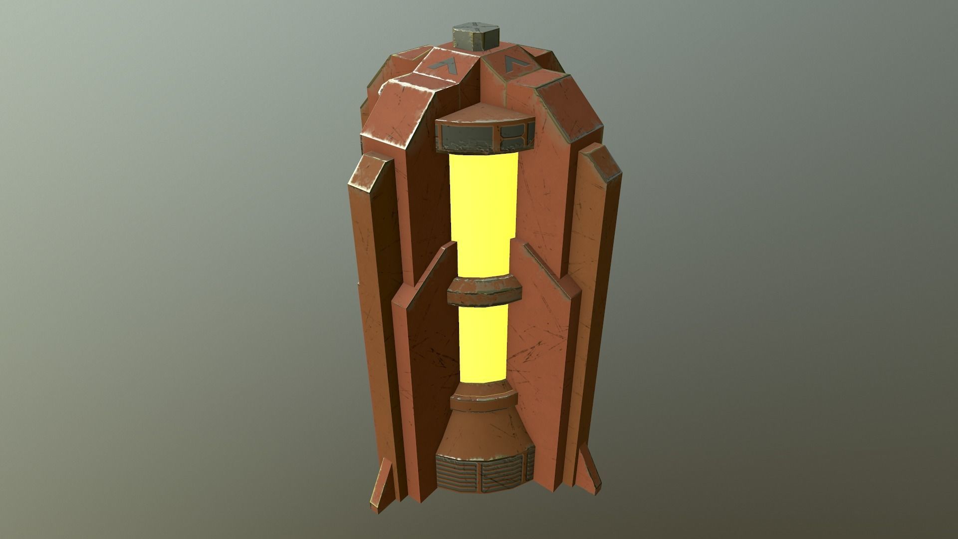 Generator 04 Low-poly 3D model_12