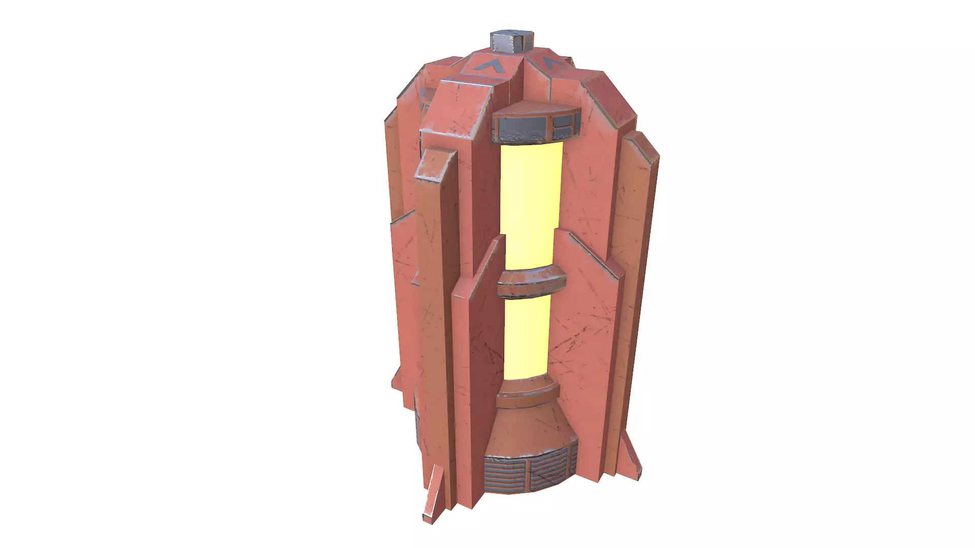 Generator 04 Low-poly 3D model_0