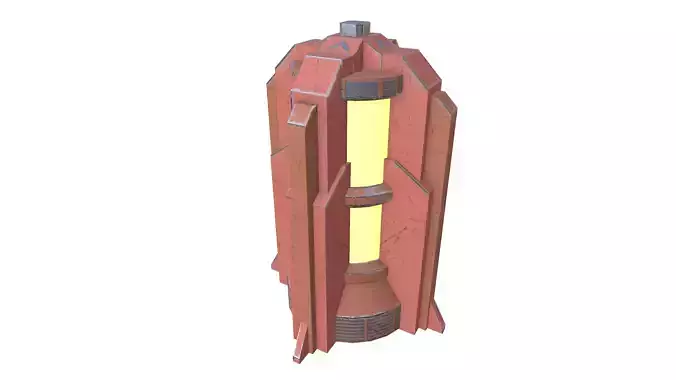Generator 04 Low-poly 3D model