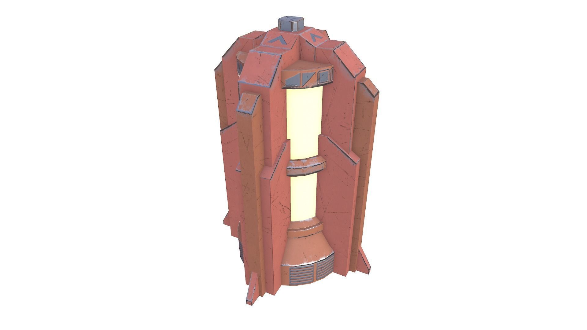 Generator 04 Low-poly 3D model_1