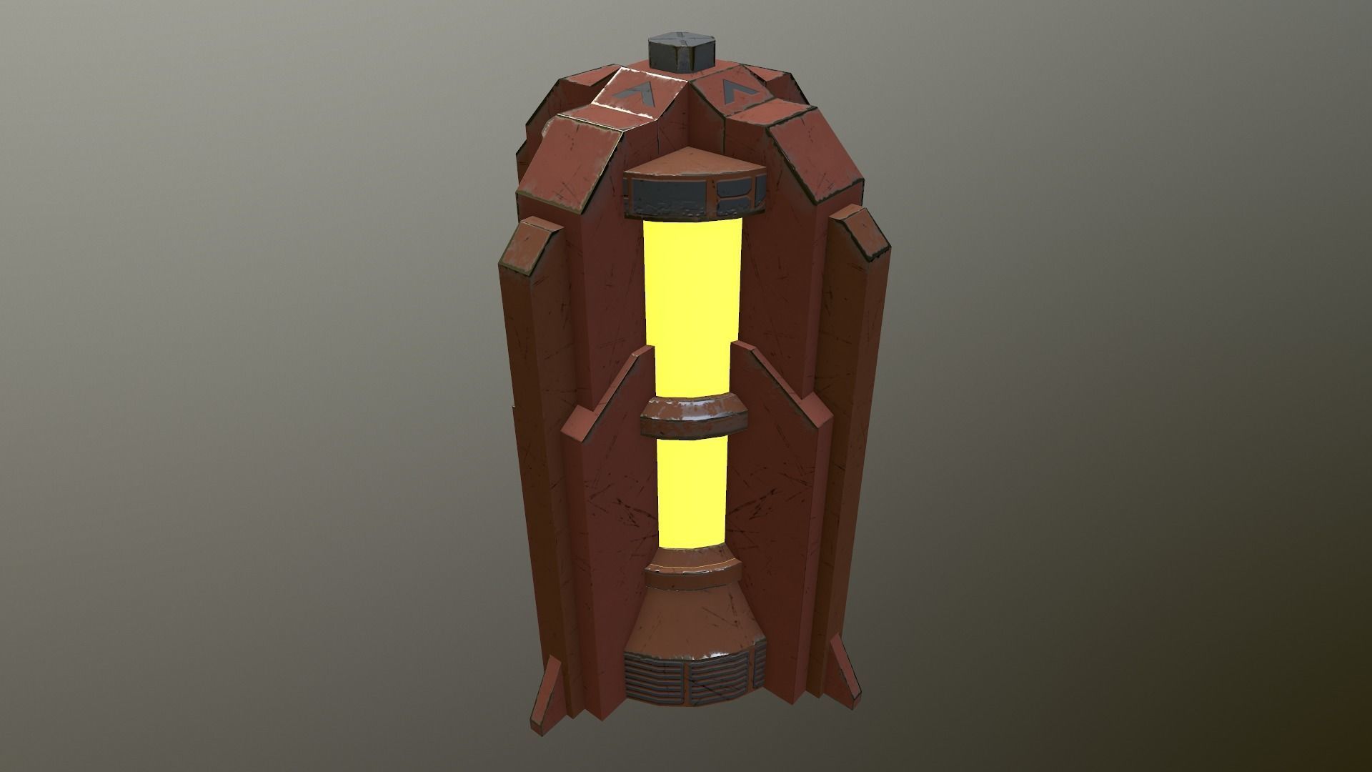 Generator 04 Low-poly 3D model_15