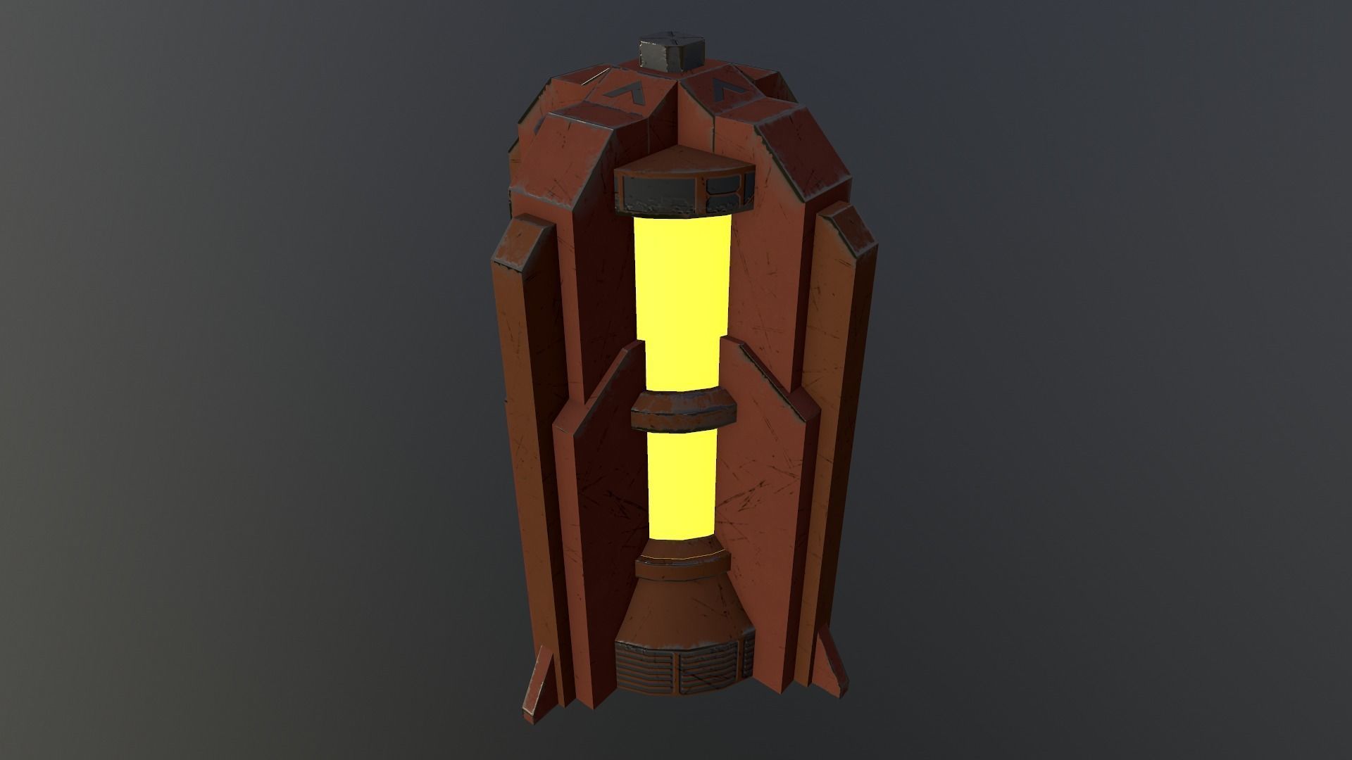 Generator 04 Low-poly 3D model_10