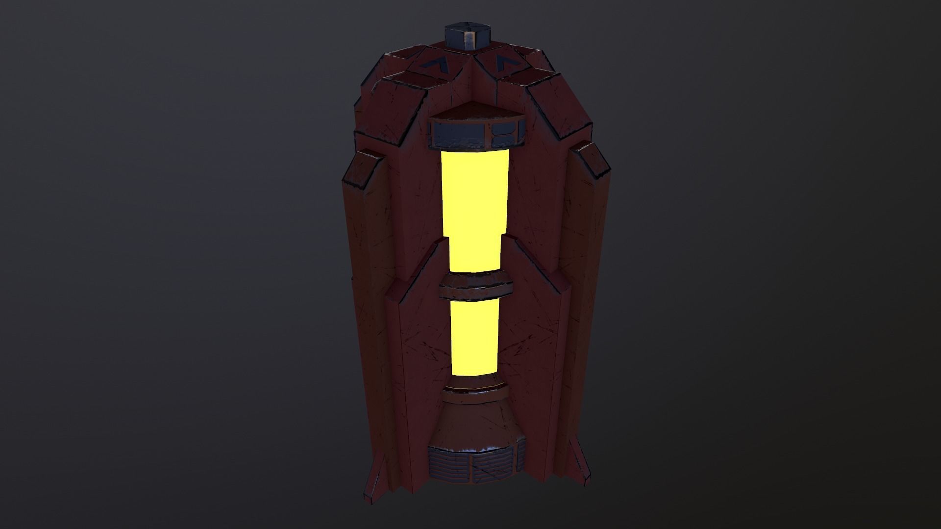 Generator 04 Low-poly 3D model_5