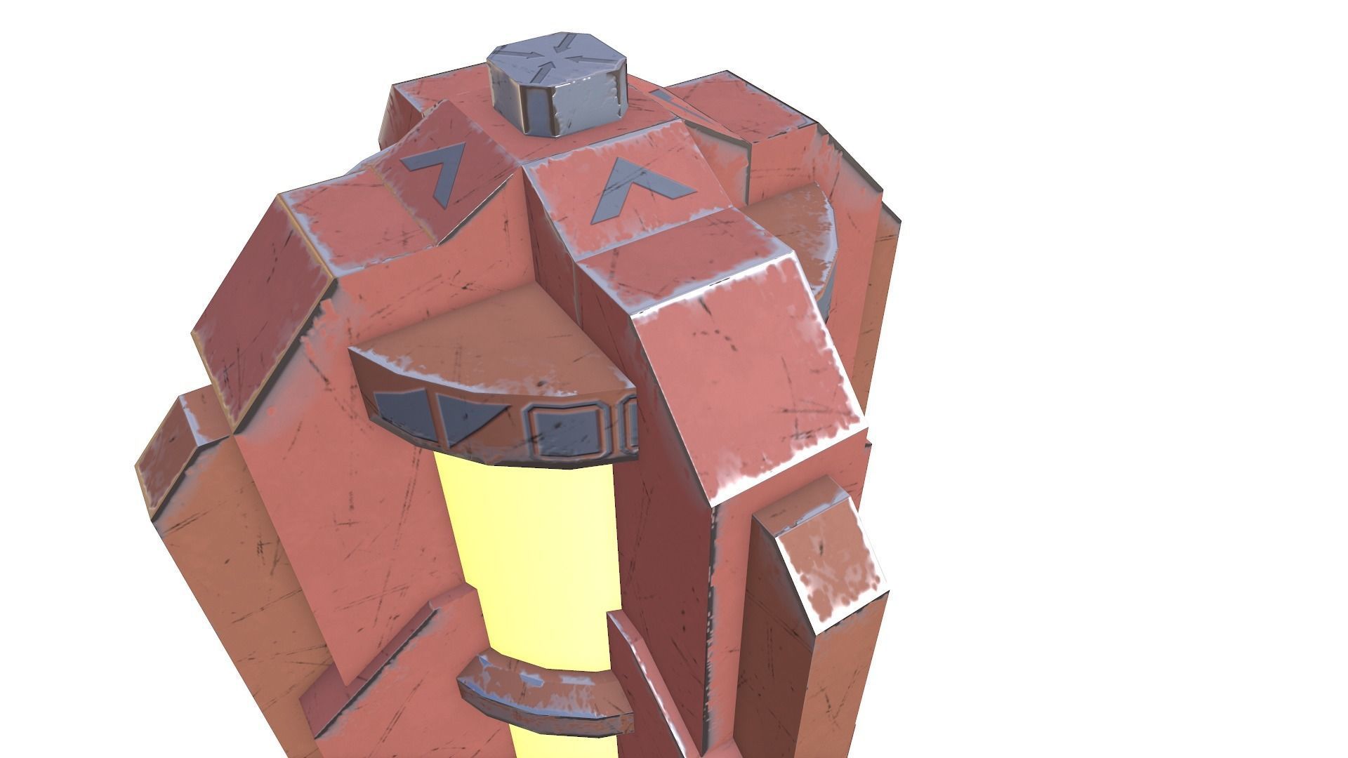 Generator 04 Low-poly 3D model_4