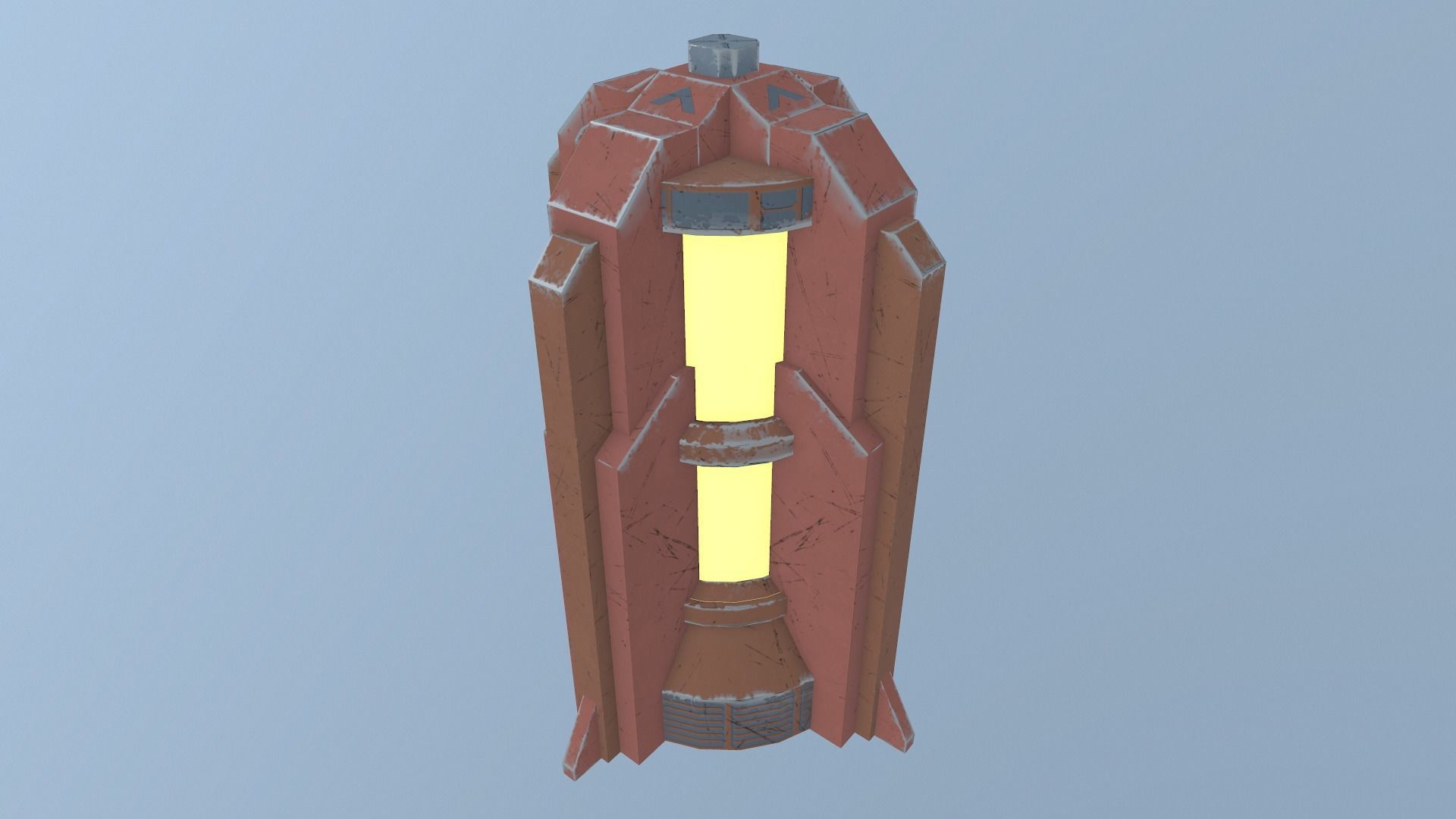 Generator 04 Low-poly 3D model_7