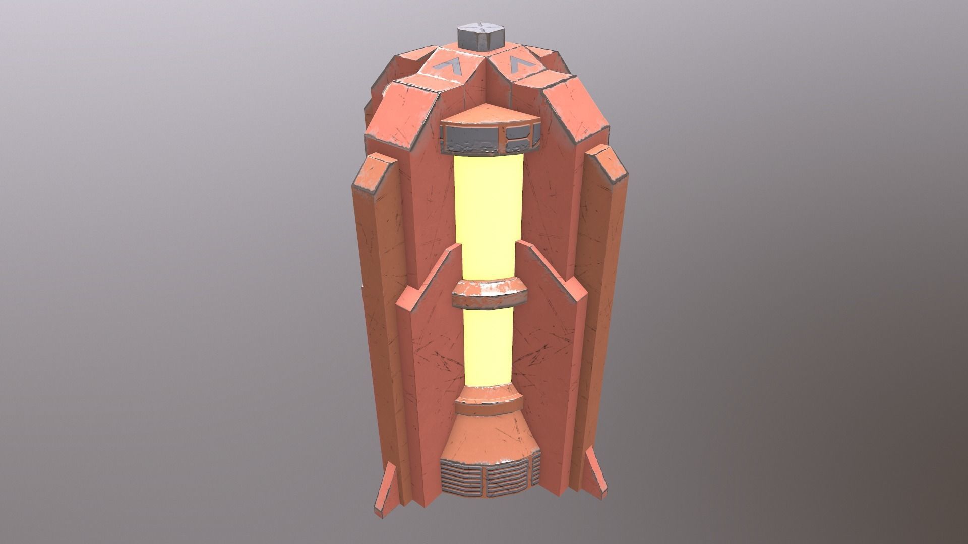 Generator 04 Low-poly 3D model_28