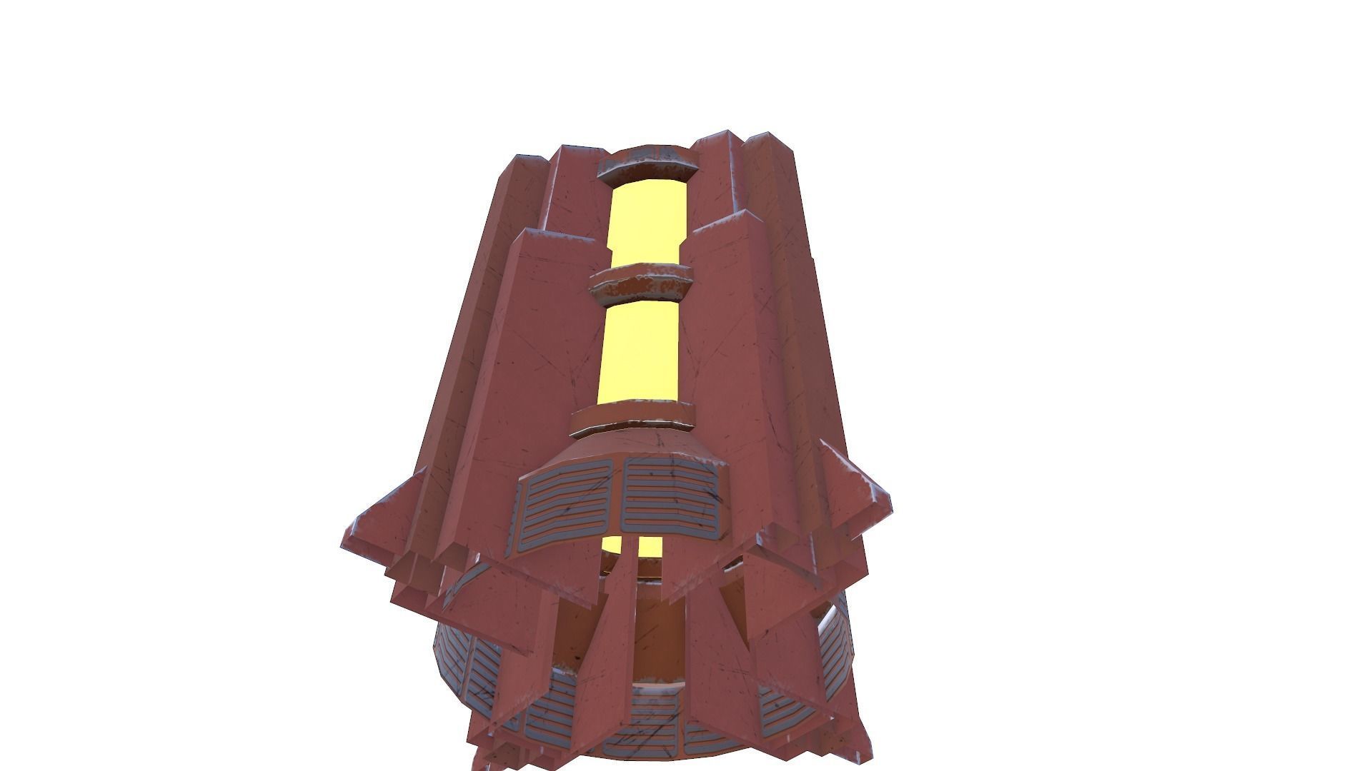 Generator 04 Low-poly 3D model_3