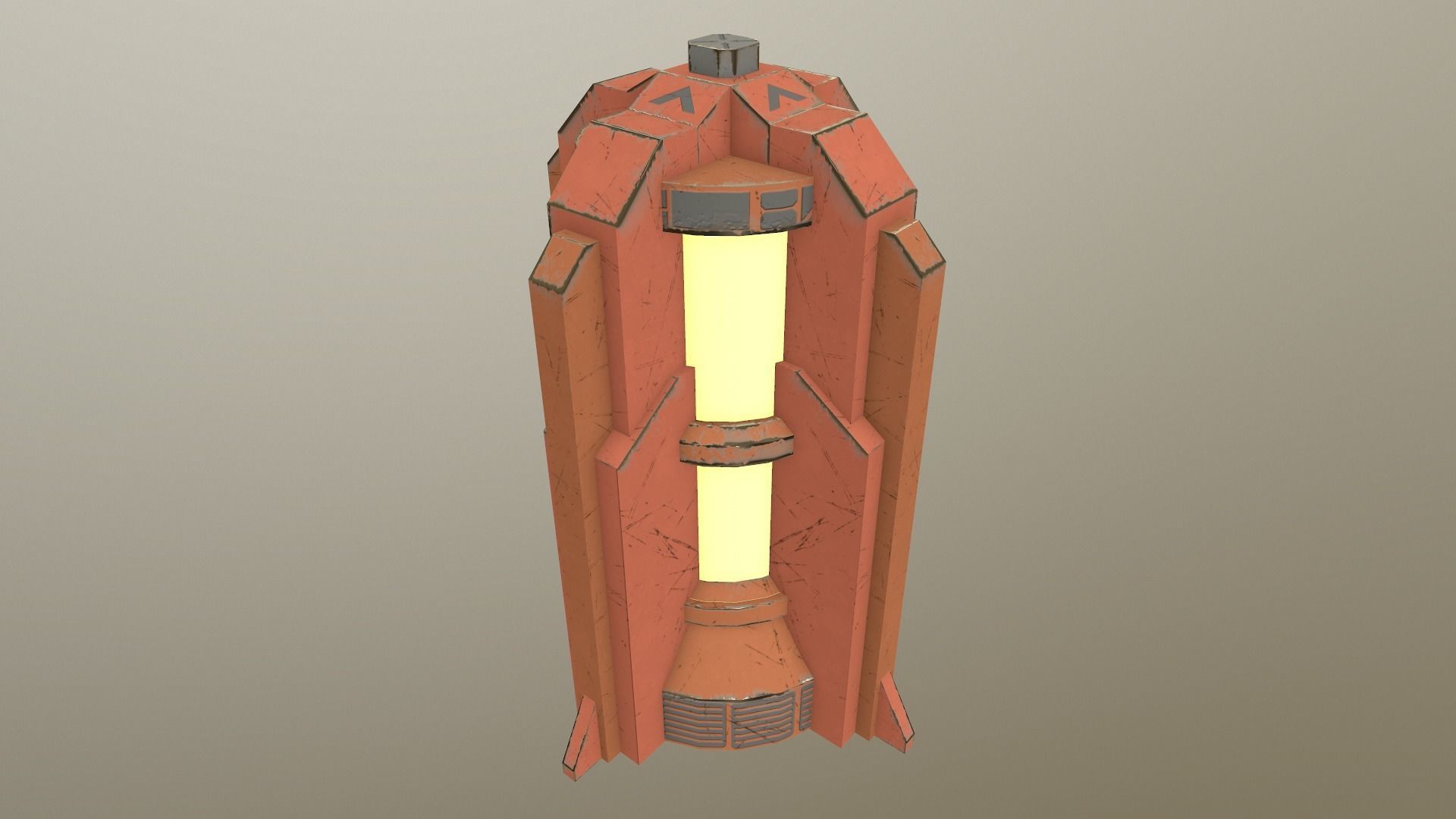 Generator 04 Low-poly 3D model_26