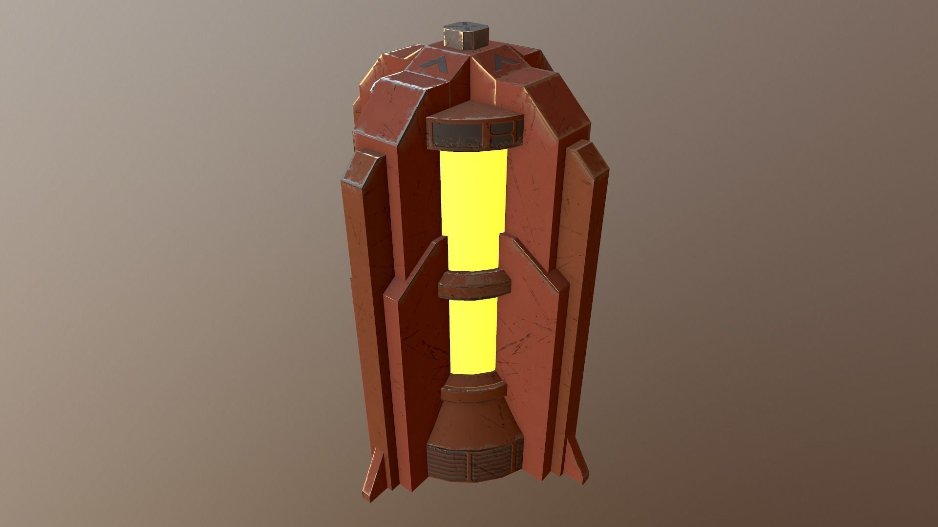 Generator 04 Low-poly 3D model_21