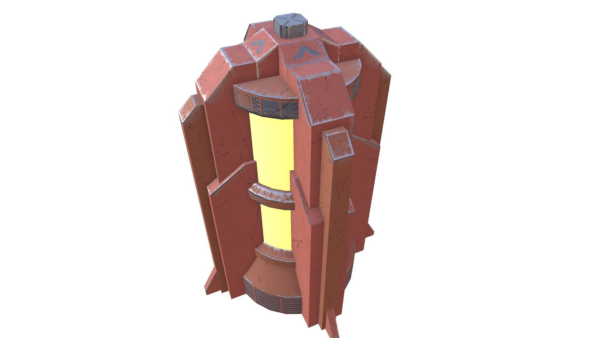 Generator 04 Low-poly 3D model_2