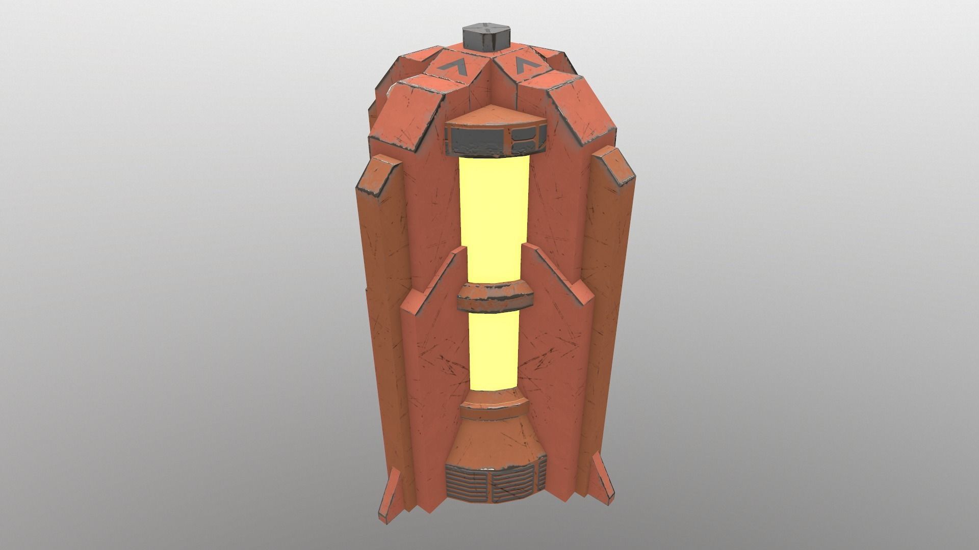 Generator 04 Low-poly 3D model_16