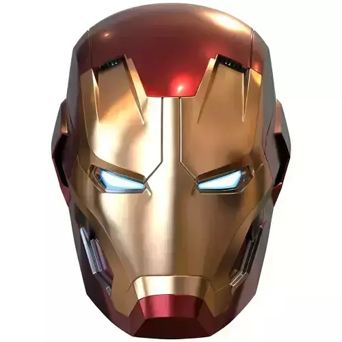 Iron man MK 45 helmet with FULL inner details and motorization 3D print model