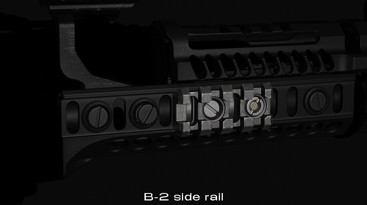 PP-19-01 Vityaz various attachments Low-poly 3D model_14