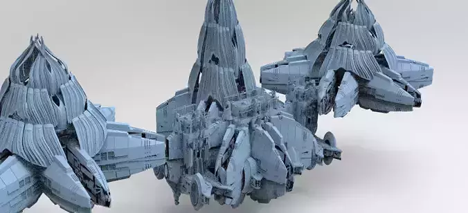 Star Ship pulse generator space Structures kitbash
