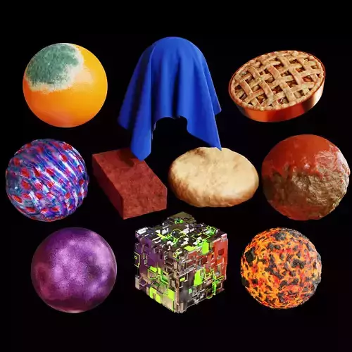 Blender Procedural Material Pack 12 Texture