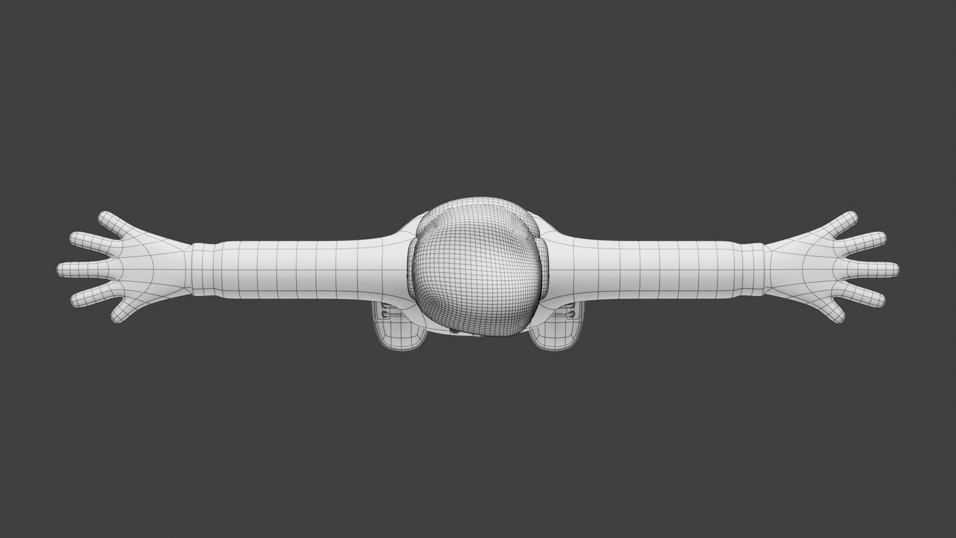 Man Wear Sweater and Sneakers 3D Cartoon Character Style 3D model_9