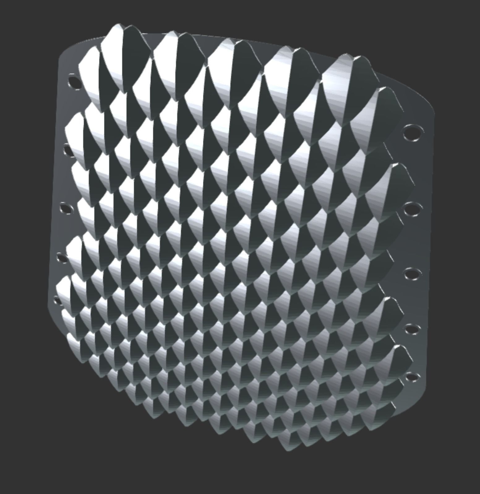 Flexible Scalemail Bracer 3D print model_4