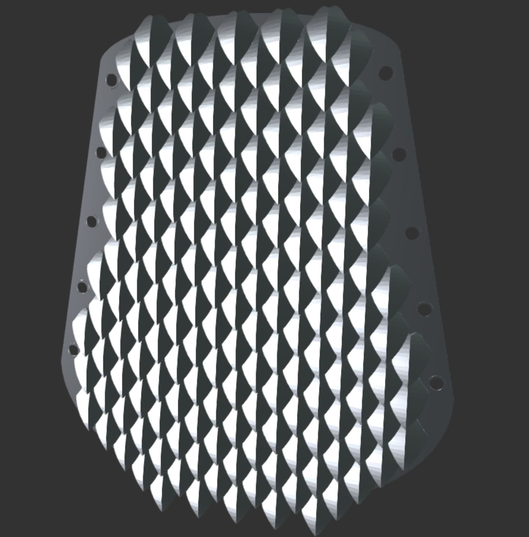 Flexible Scalemail Bracer 3D print model_3