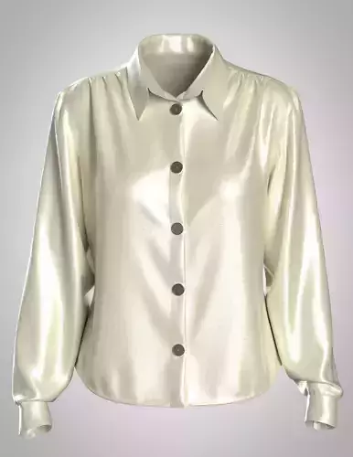 shirt female yoke 3D model