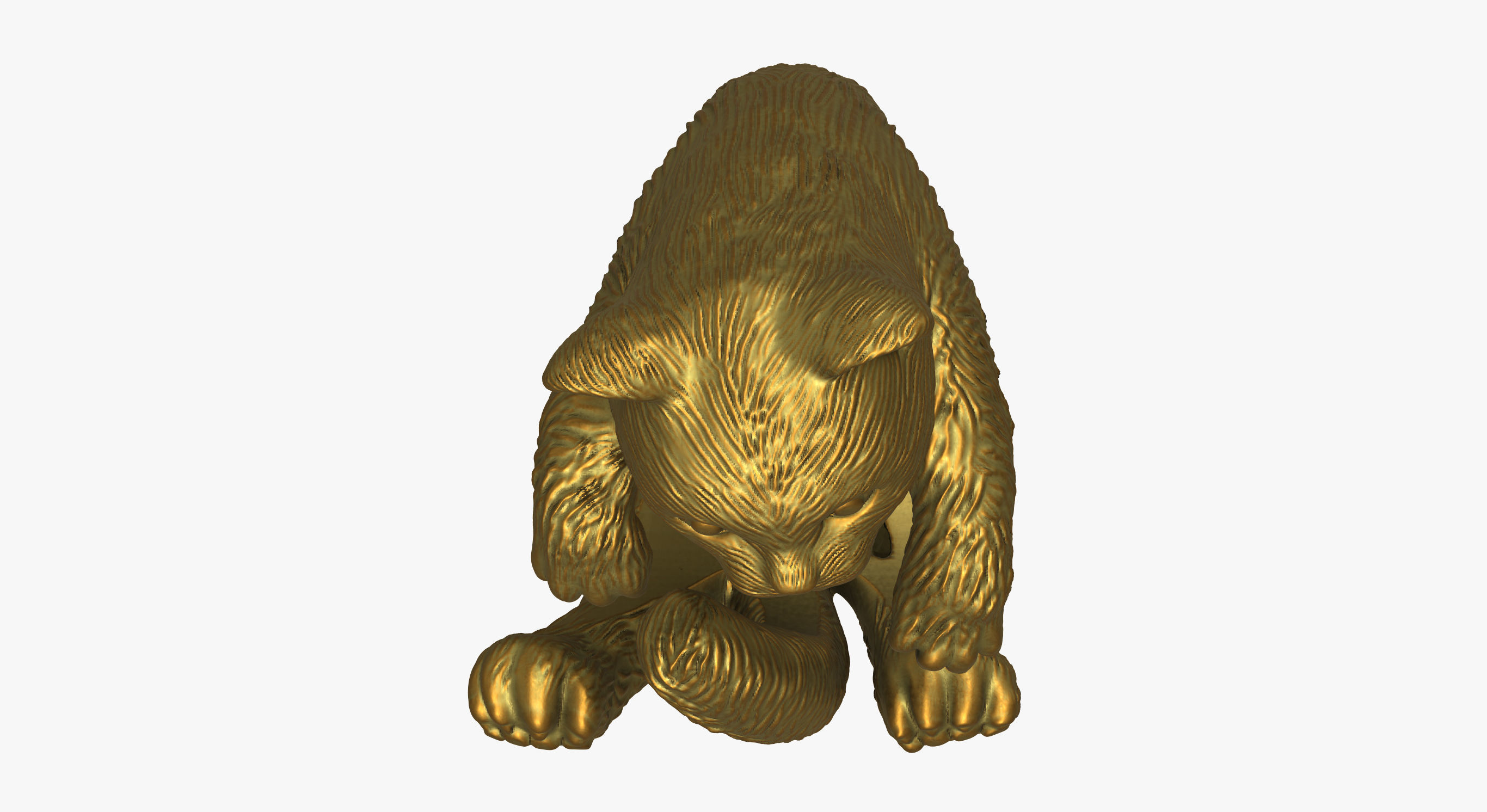 Cat Ring  9 Different ring sizes 3D print model_6