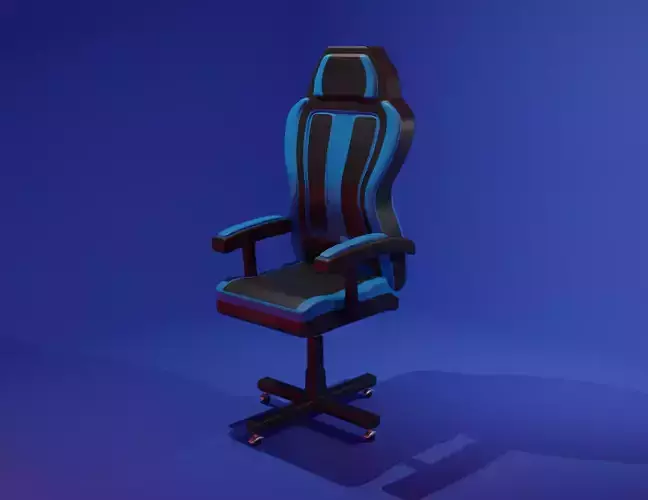 Gaming Chair Low Poly