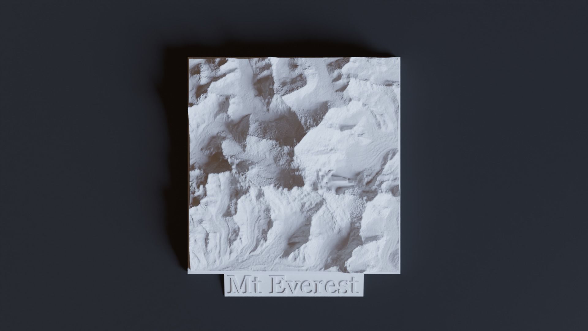 Mount Everest 3D Print Model 3D print model_8