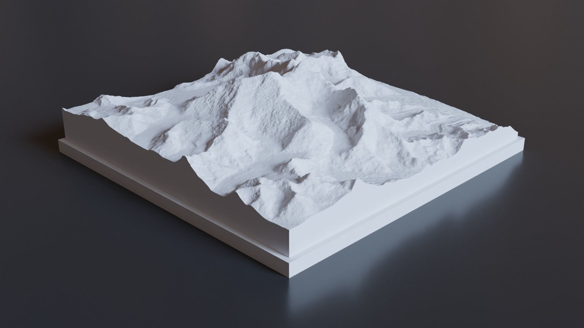 Mount Everest 3D Print Model 3D print model_3
