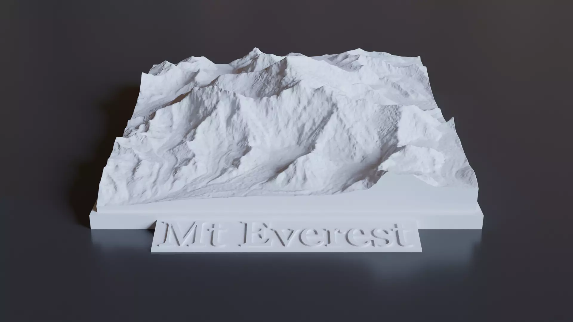 Mount Everest 3D Print Model 3D print model_0
