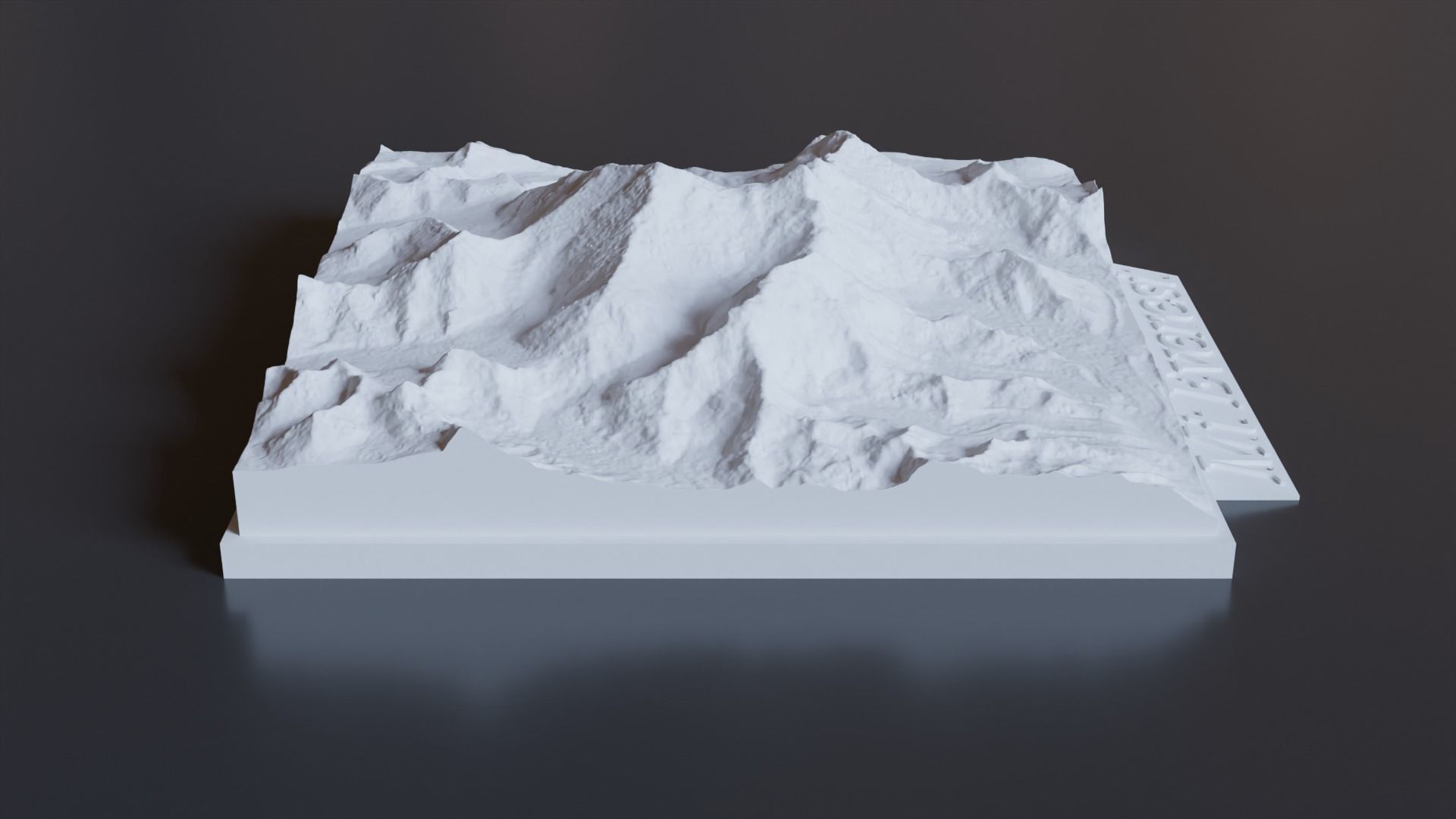 Mount Everest 3D Print Model 3D print model_2