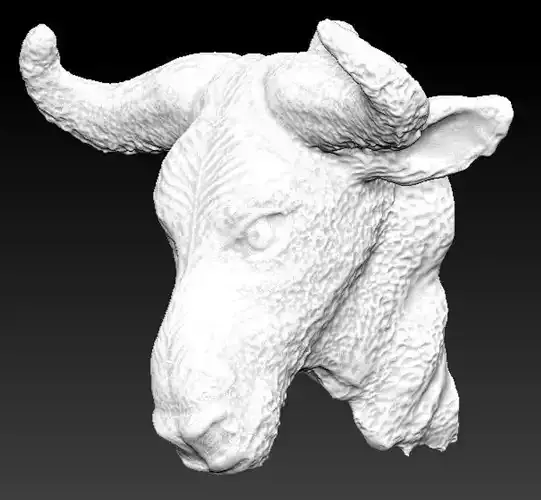 gnu head bust