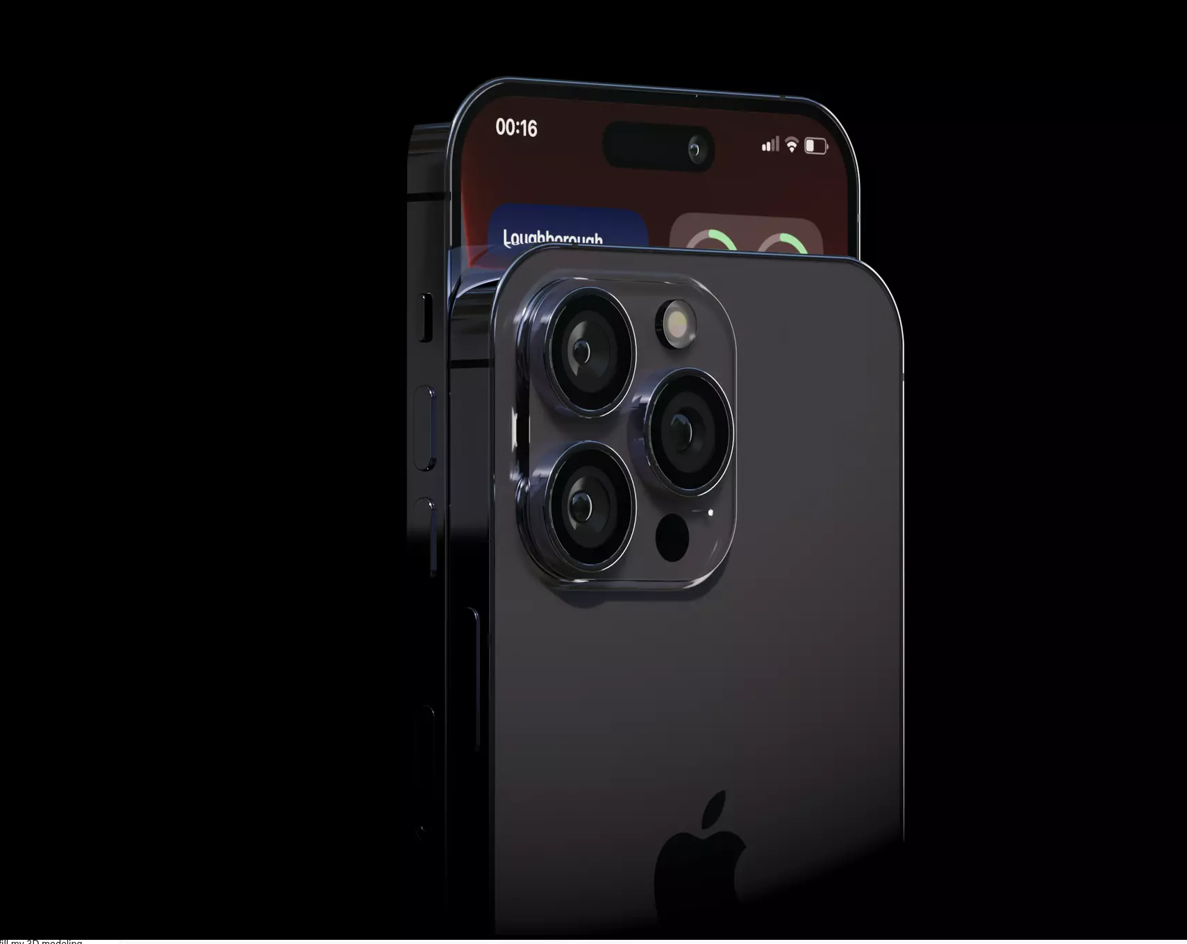 iPhone 14 Pro Hight Poly 3D model Free 3D model