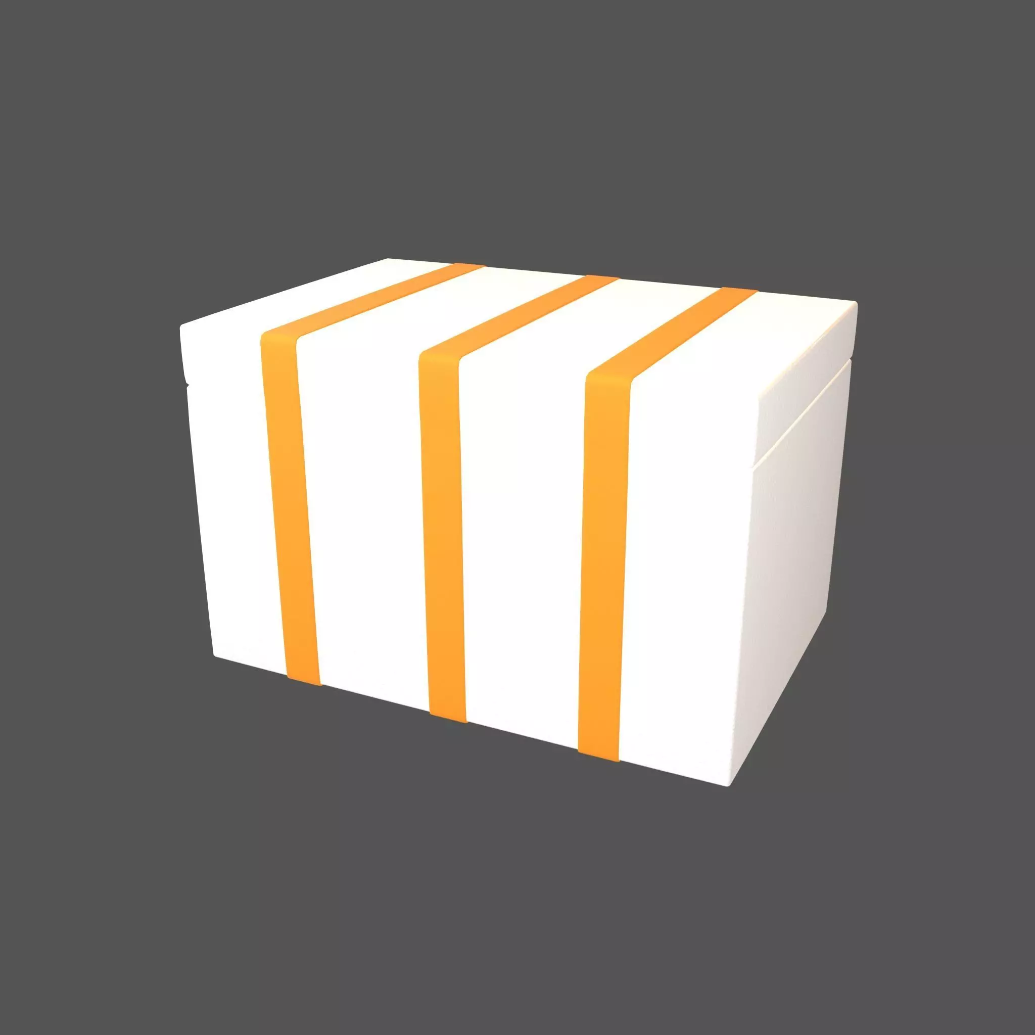 Styrofoam Box v2 001 Low-poly 3D model_0