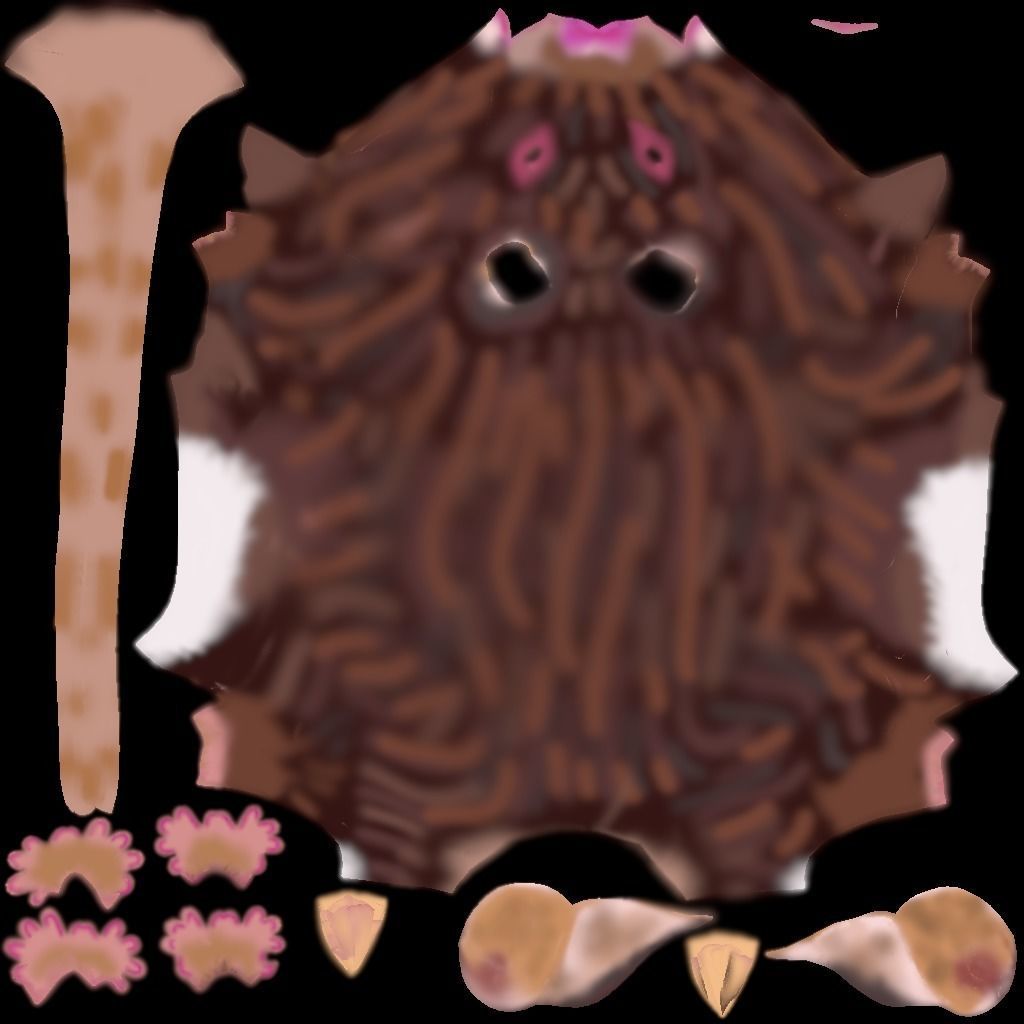 Realistic Mouse rat Low-poly 3D model_11