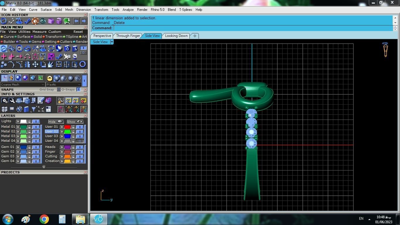 Bow Tie Ring 3D print model_12