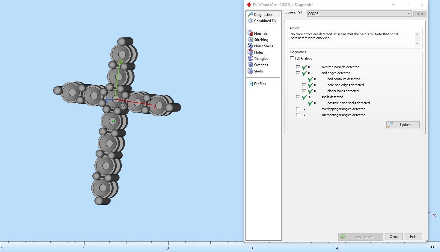 Tiffany cross with gems model 326 3D print model_17